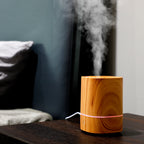 Portable Wooden Cylinder Aroma Diffuser
