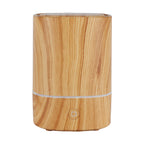 Portable Wooden Cylinder Aroma Diffuser