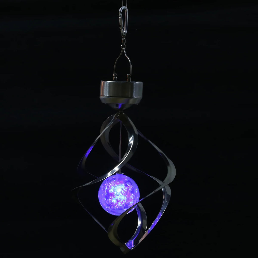 Led Color Changing Solar Wind Chime Light